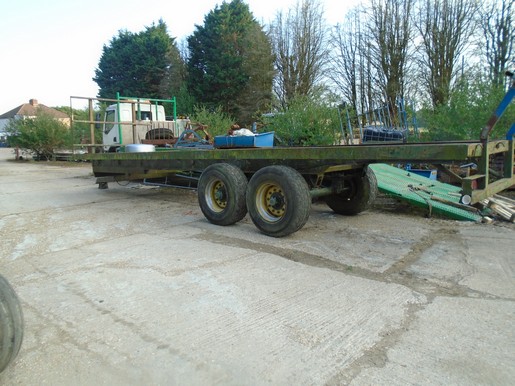 Conversion 32ft Bale trailer trailers full