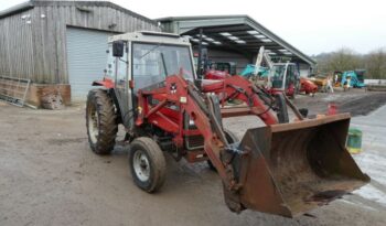 1 Massey Ferguson 360 2wd Tractor With Mf 875 Loader full