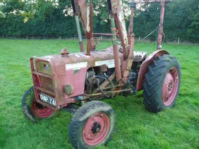 1967 David Brown 780 2WD, Loader, Vintage tractors full