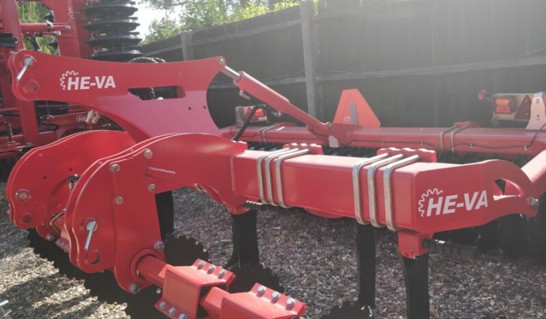 New HE-VA 3metre Stealth Low Disturbance Cultivator c/w 3 Point Linkage Front Leg Disc, Tungston Points & rear Packer Shear bolt Protected full