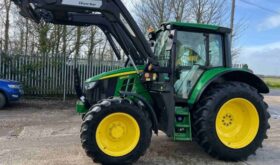 Used 2022 JOHN DEERE 6100m Q4s Quicke Loader, power quad gearbox, pillar screen, Air con, push out hitch, 3 speed PTO, continental tyres with very good tread for sale in Oxfordshire