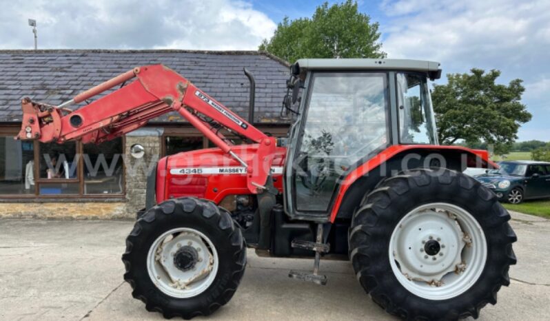 2002 MASSEY FERGUSON 4345 TRACTOR C/W 873 LOADER 21,950 + VAT full