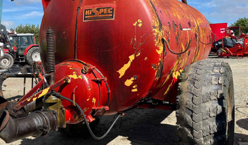 Used Hi Spec 1350g Slurry Tanker full