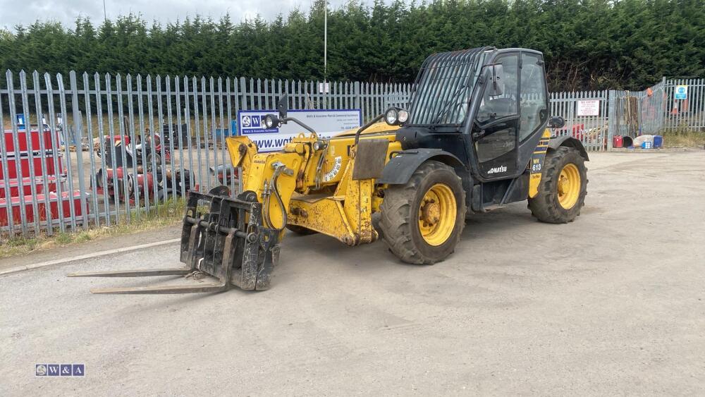 KOMATSU telescopic handler (s/n 395F60485) (fuel For Auction on: 2024-09-07