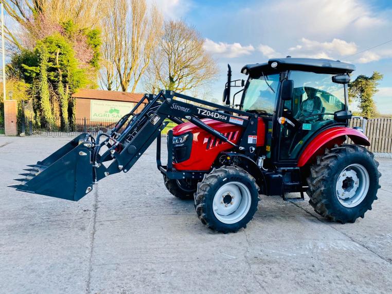 BRAND NEW SIROMER 504 4WD TRACTOR * YEAR 2023 * WITH SYNCHRO CAB AND LOADER