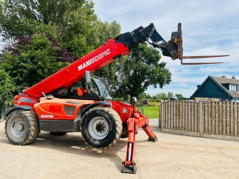 MANITOU MT1840 4WD TELEHANDLER *18 METER REACH* C/W PALLET TINES