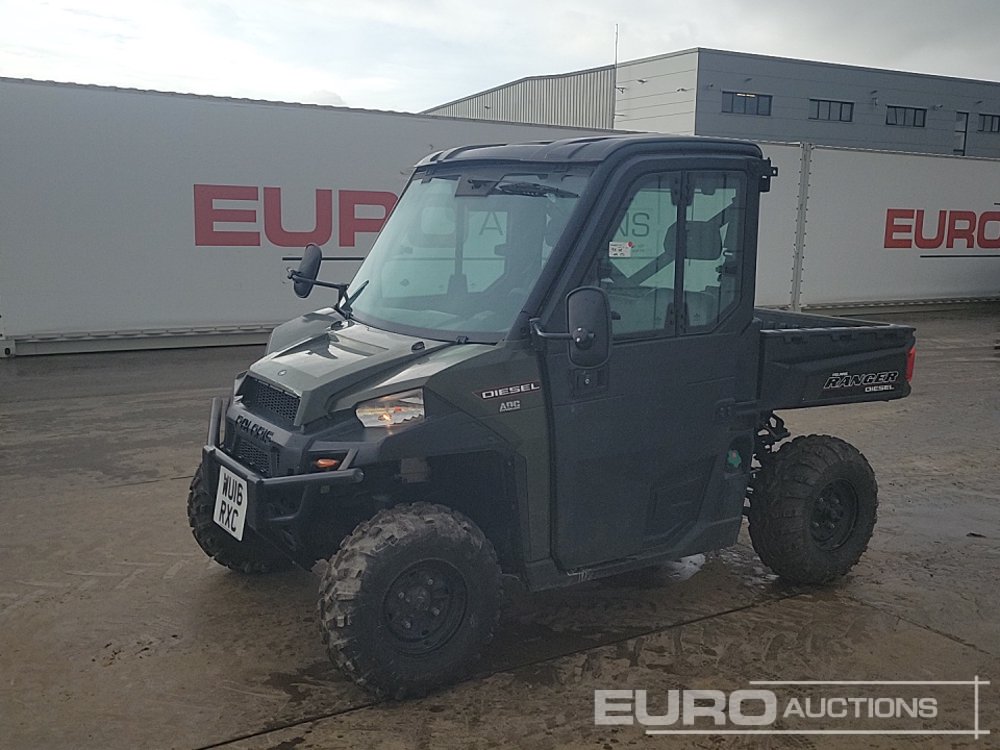 2016 Polaris Ranger Utility Vehicles For Auction: Leeds 11th,12th,13th & 14th September 2024 @8:00am