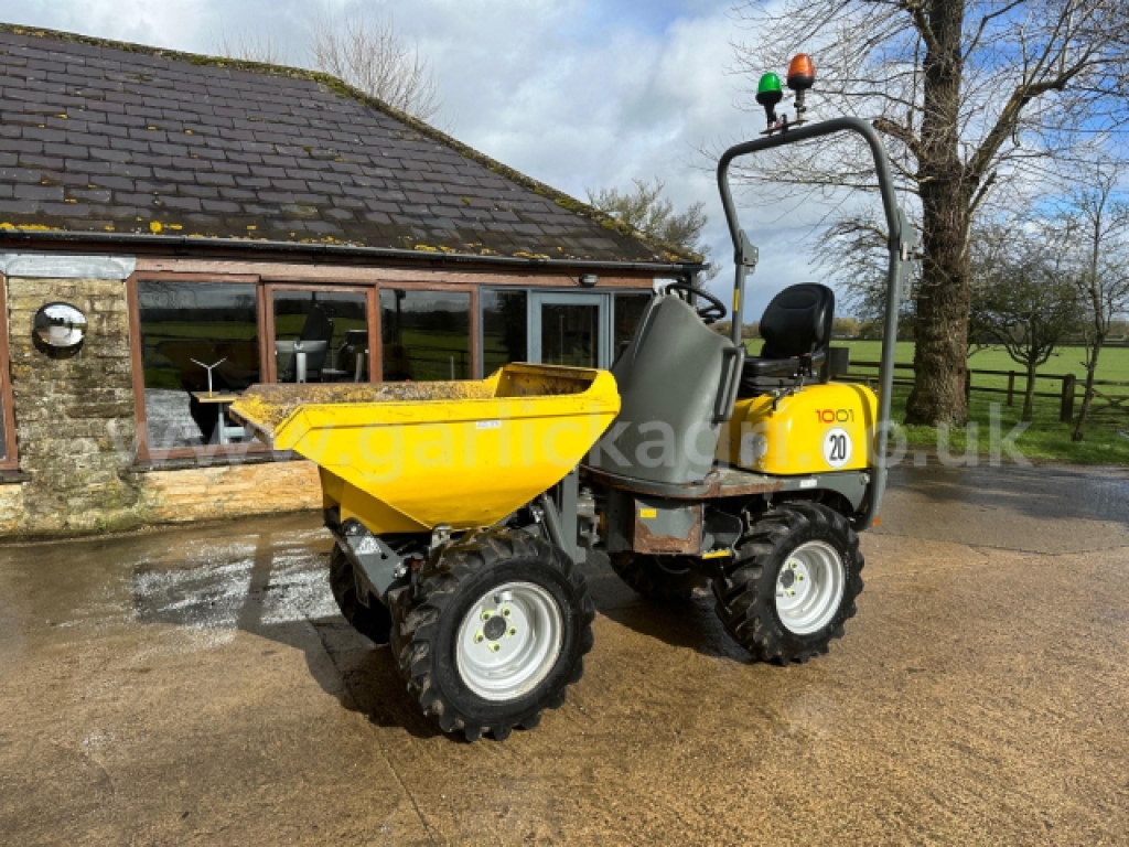 2016 WACKER NEUSON 1001 1 TON HI TIP DUMPER 8,500 + VAT