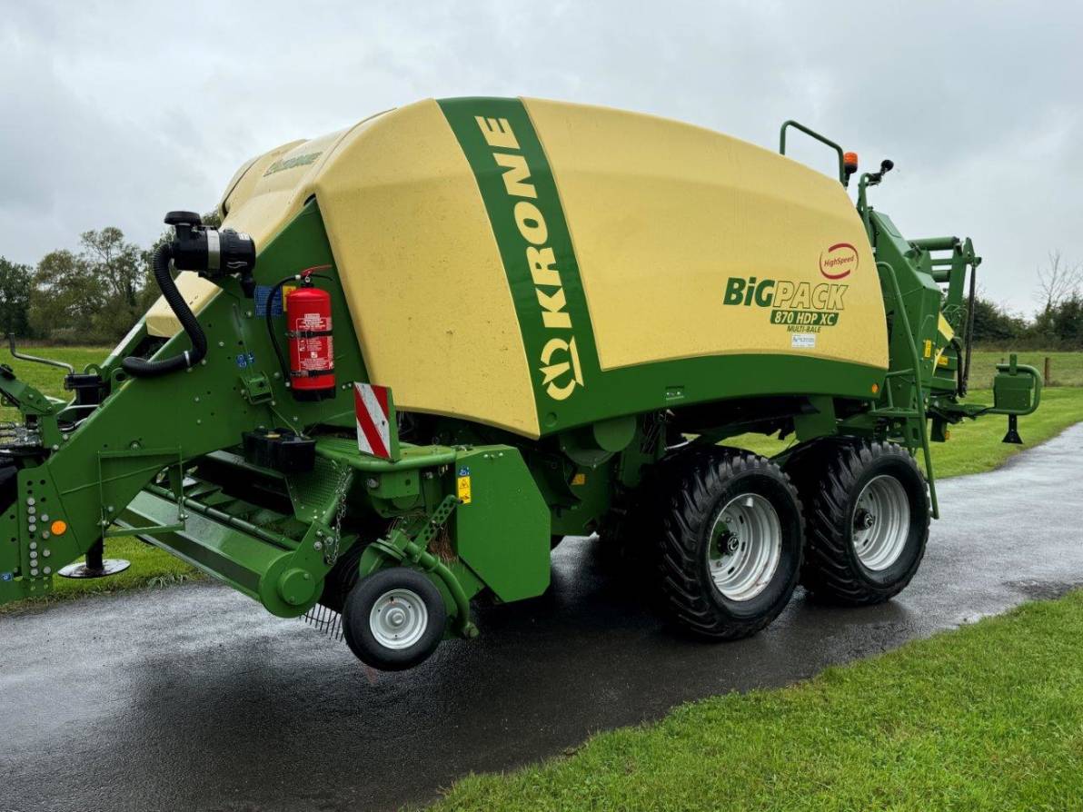 2020 Krone Big Pack 870 HDP XC High Speed Baler  – £72,000 for sale in Somerset