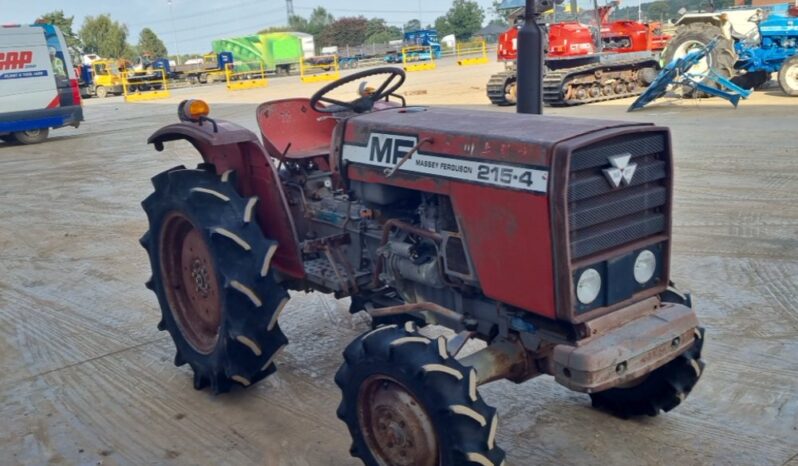 Massey Ferguson MF215-4 Tractors For Auction: Leeds – 23rd, 24th, 25th, 26th October @ 08:00am full