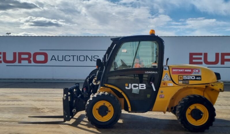 2018 JCB 520-40 Telehandlers For Auction: Leeds – 23rd, 24th, 25th, 26th October @ 08:00am full