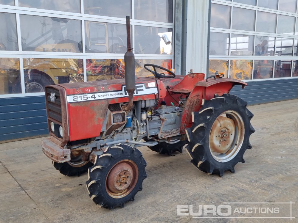 Massey Ferguson MF215-4 Tractors For Auction: Leeds – 23rd, 24th, 25th, 26th October @ 08:00am