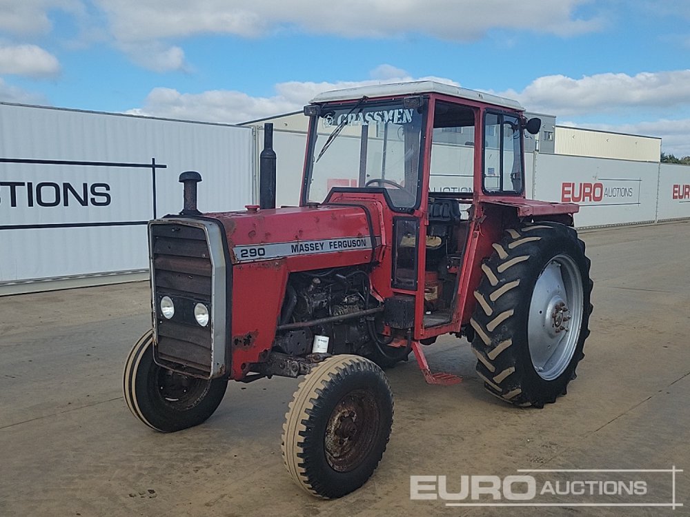 Massey Ferguson MF290 Tractors For Auction: Leeds – 23rd, 24th, 25th, 26th October @ 08:00am