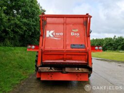 2014 K-Two Bio 1400 trailed muck spreader full