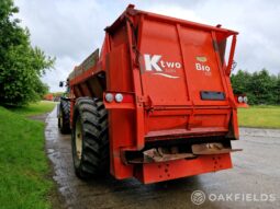 2014 K-Two Bio 1400 trailed muck spreader full