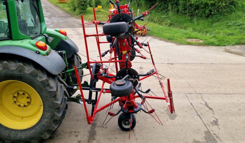 2018 Spider 815/8 Mounted rotary hay tedder full