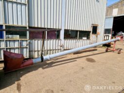 24ft auger for filling rubber belt elevator full