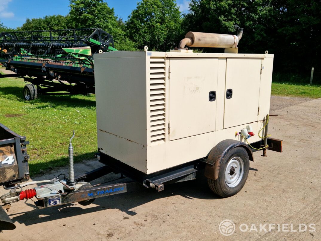 SWAN B27P 27 kVA trailed generator