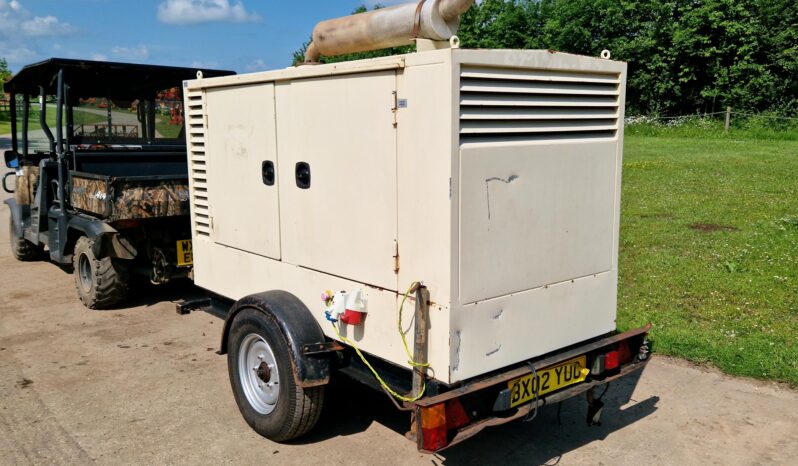 SWAN B27P 27 kVA trailed generator full