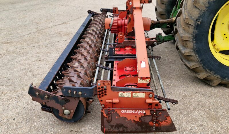 Greenland 4M power harrow c/w packer roller full