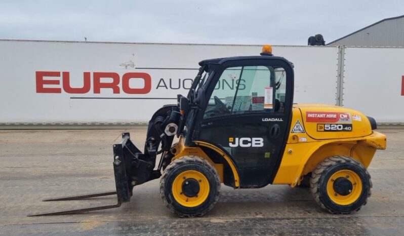 2019 JCB 520-40 Telehandlers For Auction: Leeds – 23rd, 24th, 25th, 26th October @ 08:00am full