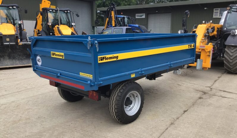 FLEMING TR4 4 TON TIPPING TRAILER full