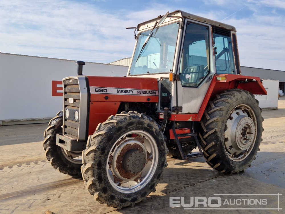 Massey Ferguson MF690 Tractors For Auction: Leeds – 23rd, 24th, 25th, 26th October @ 08:00am