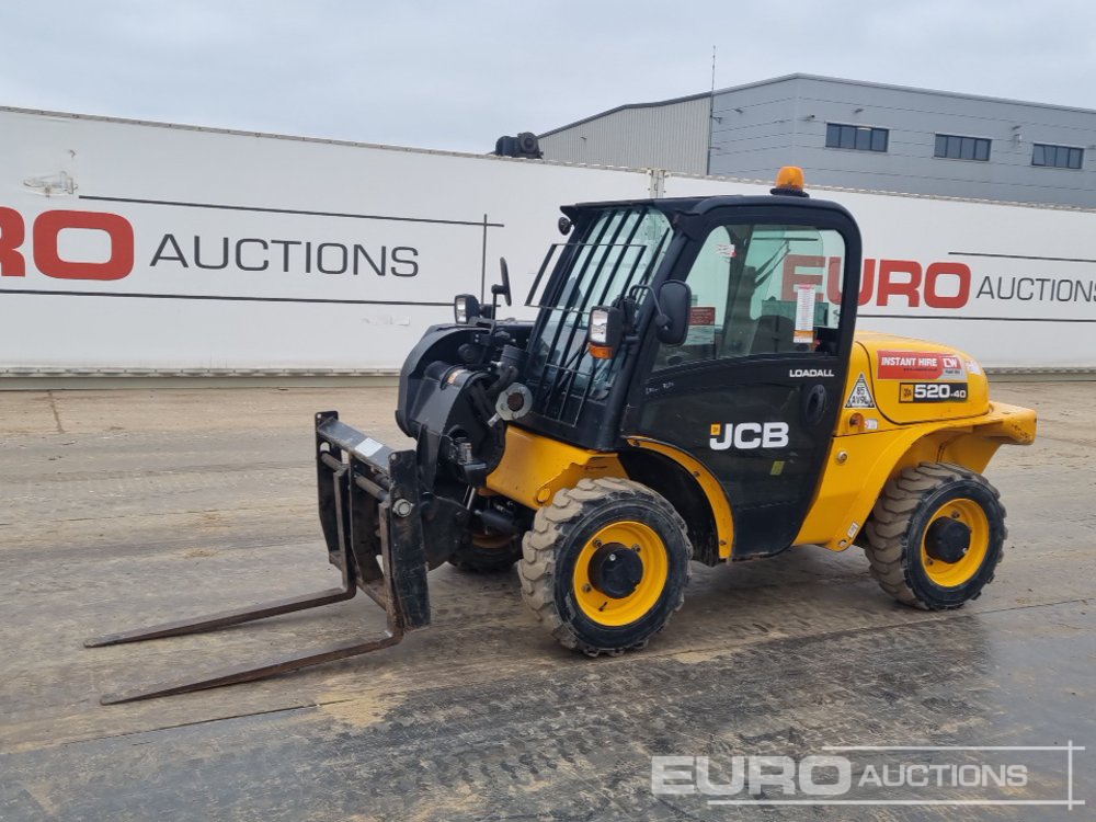 2019 JCB 520-40 Telehandlers For Auction: Leeds – 23rd, 24th, 25th, 26th October @ 08:00am