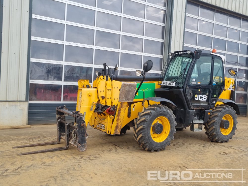 2016 JCB 540-170 Telehandlers For Auction: Leeds – 23rd, 24th, 25th, 26th October @ 08:00am