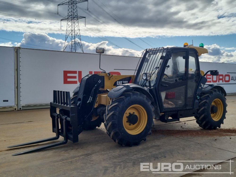 2015 CAT TH407C Telehandlers For Auction: Leeds – 23rd, 24th, 25th, 26th October @ 08:00am