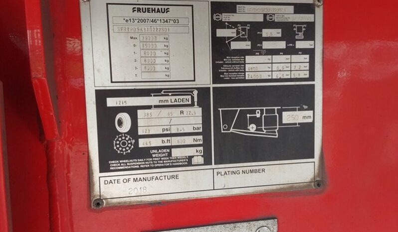 2018 FRUEHAUF TRI AXLE (SAF) For Auction on 2024-10-10 full