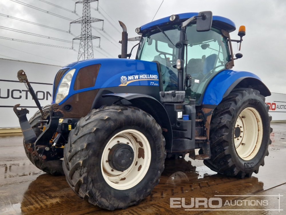 2016 New Holland T7.200 Tractors For Auction: Leeds – 23rd, 24th, 25th, 26th October @ 08:00am