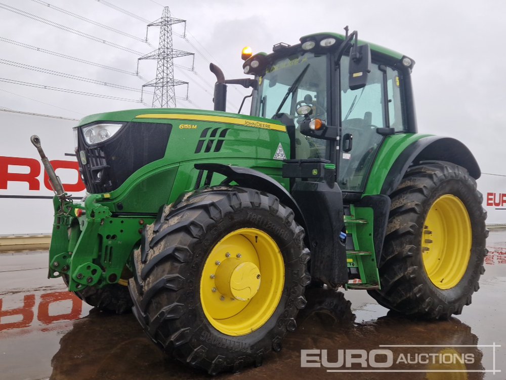 2022 John Deere 6155M Tractors For Auction: Leeds – 23rd, 24th, 25th, 26th October @ 08:00am