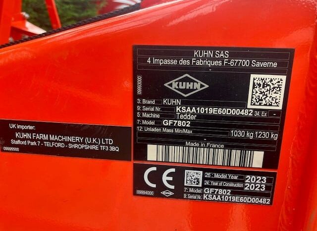 KUHN GF 7802 full