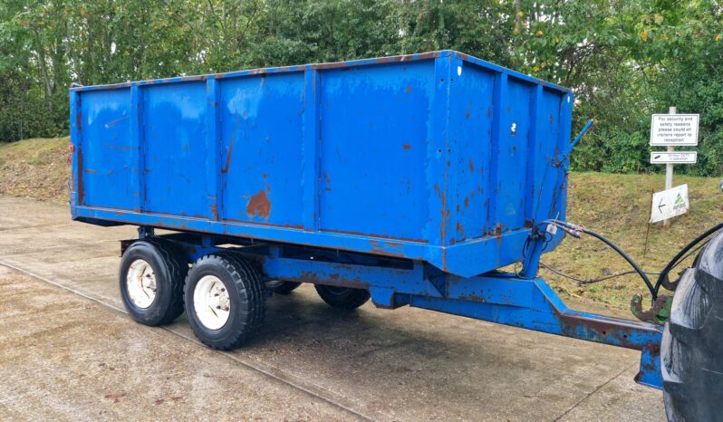 A.S. Marston 8 ton tandem axle grain trailer full