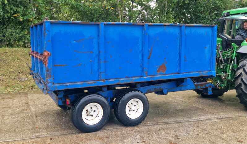 A.S. Marston 8 ton tandem axle grain trailer full