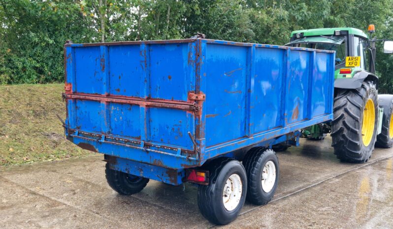 A.S. Marston 8 ton tandem axle grain trailer full