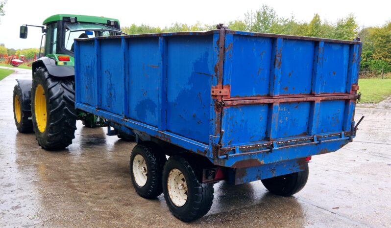 A.S. Marston 8 ton tandem axle grain trailer full