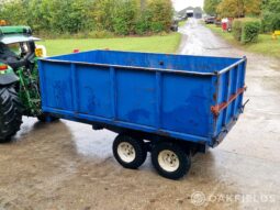 A.S. Marston 8 ton tandem axle grain trailer full