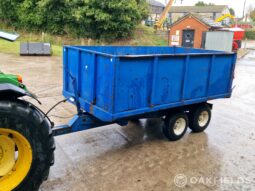 A.S. Marston 8 ton tandem axle grain trailer full