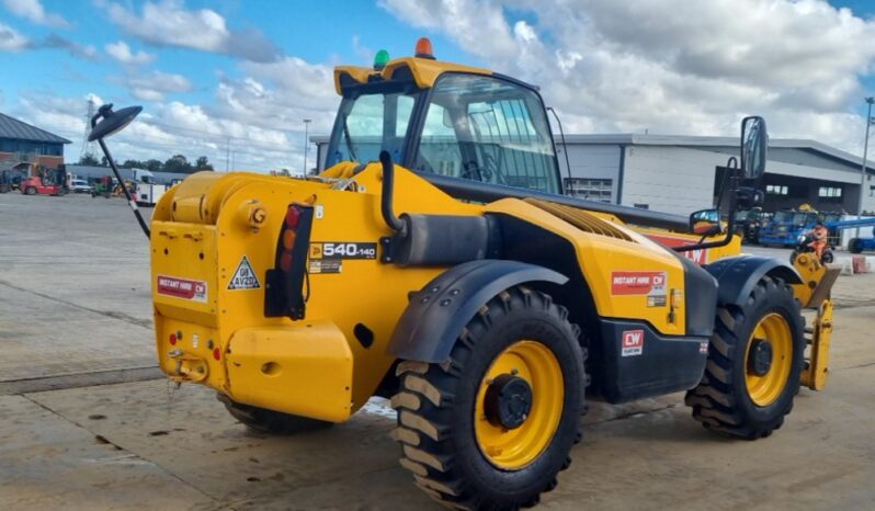 2018 JCB 540-140 Hi Viz Telehandlers For Auction: Leeds – 23rd, 24th, 25th, 26th October @ 08:00am full