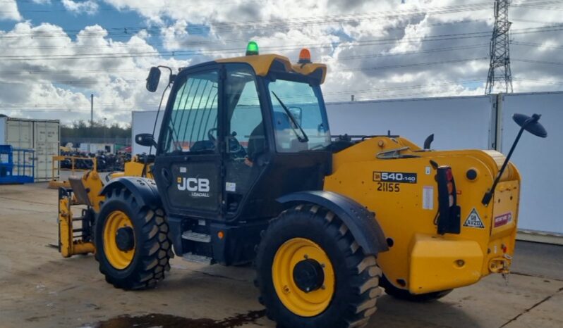 2018 JCB 540-140 Hi Viz Telehandlers For Auction: Leeds – 23rd, 24th, 25th, 26th October @ 08:00am full