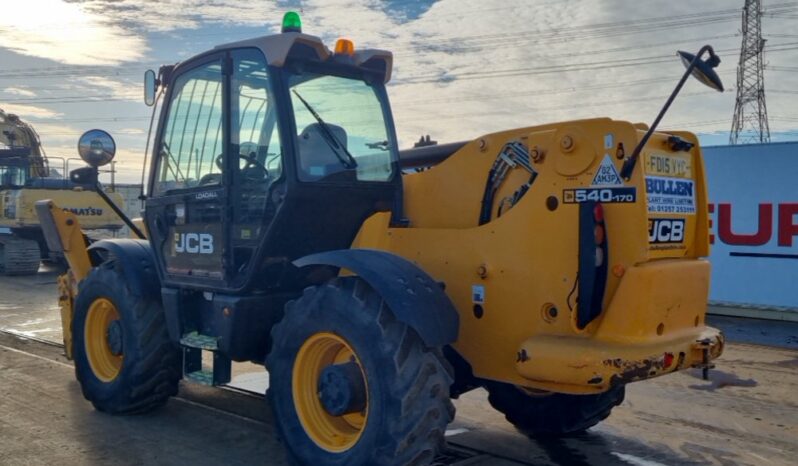 2015 JCB 540-170 Telehandlers For Auction: Leeds – 23rd, 24th, 25th, 26th October @ 08:00am full