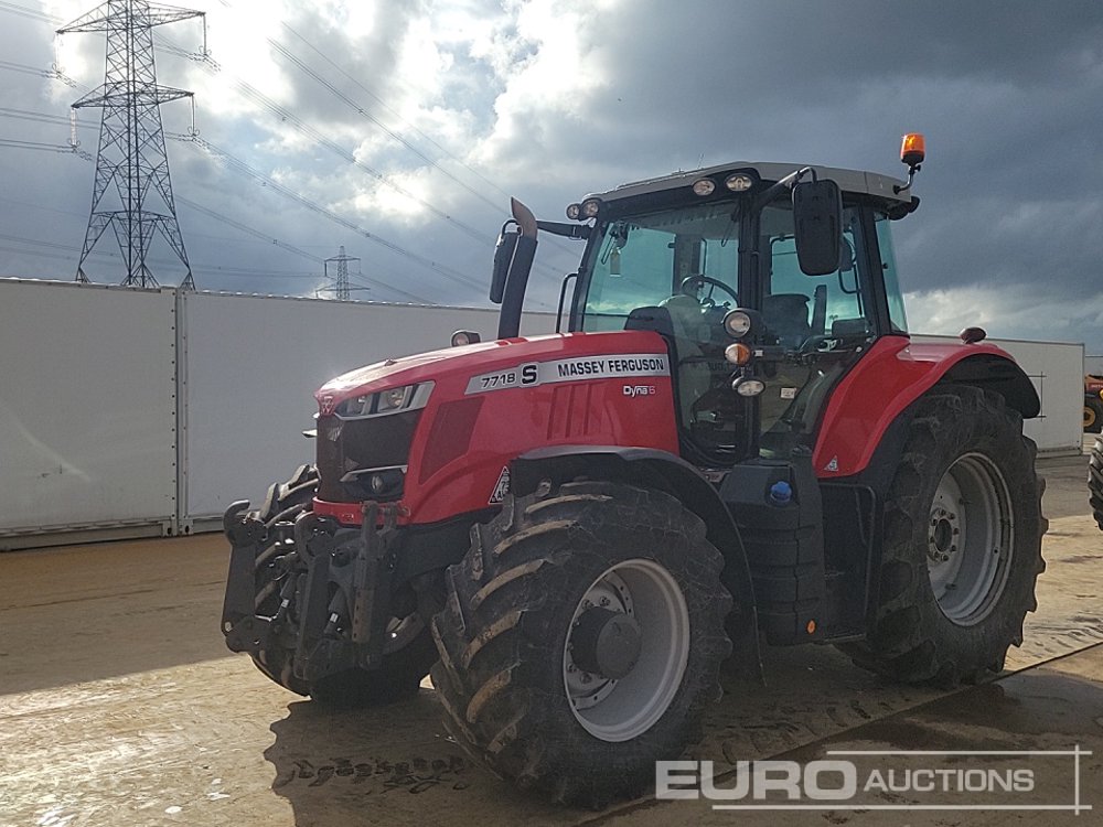 2020 Massey Ferguson 7718S Tractors For Auction: Leeds – 23rd, 24th, 25th, 26th October @ 08:00am