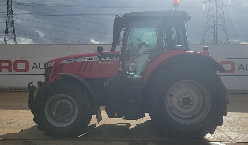 2020 Massey Ferguson 7718S Tractors For Auction: Leeds – 23rd, 24th, 25th, 26th October @ 08:00am full