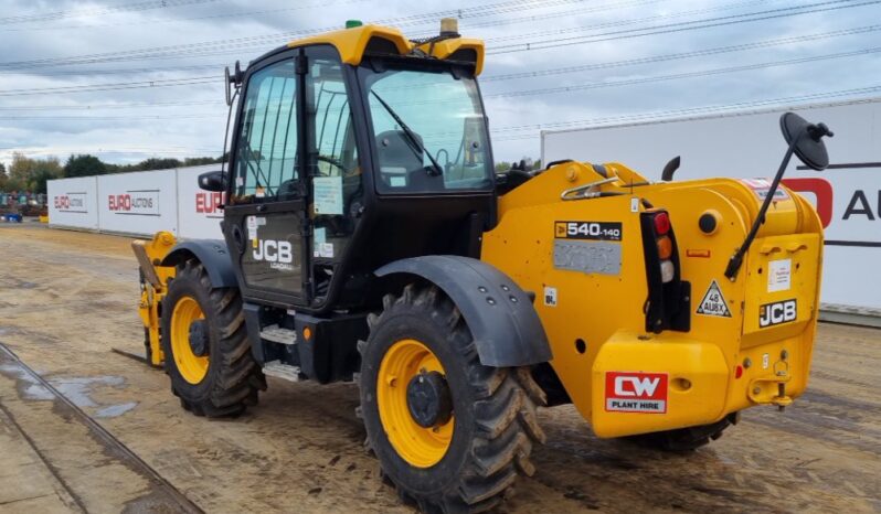 2018 JCB 540-140 Hi Viz Telehandlers For Auction: Leeds – 23rd, 24th, 25th, 26th October @ 08:00am full