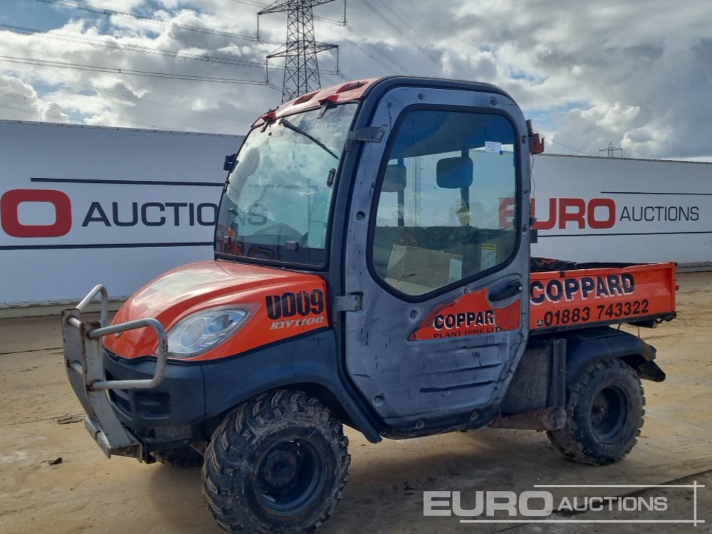 Kubota RTV1100 Utility Vehicles For Auction: Leeds – 23rd, 24th, 25th, 26th October @ 08:00am