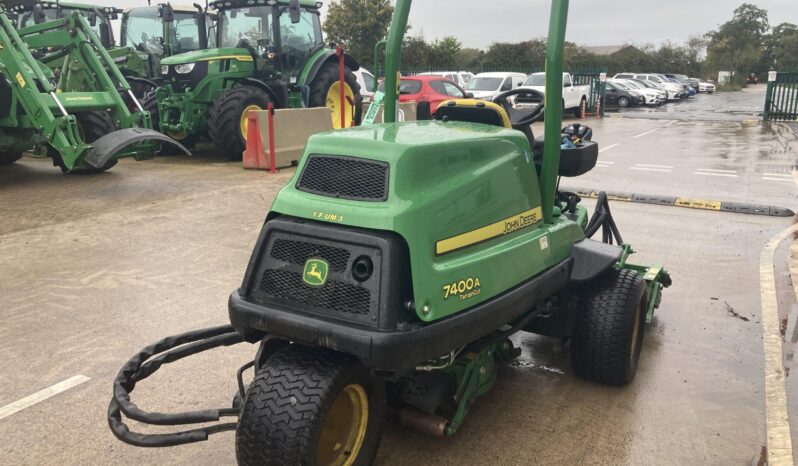 John Deere 7400A mower full