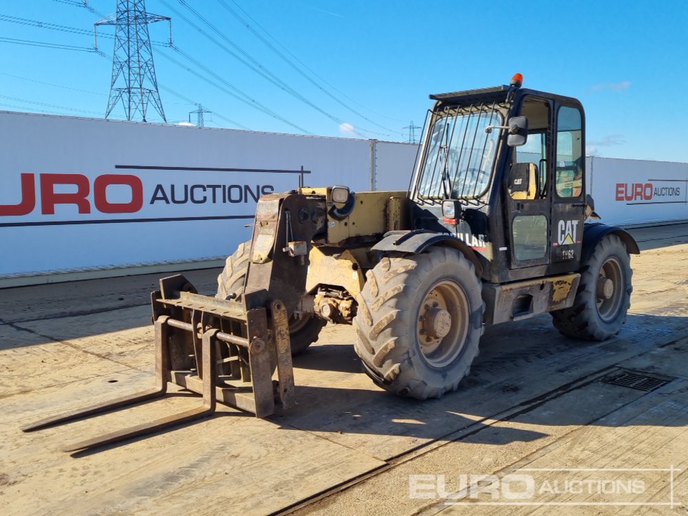 CAT TH62 Telehandlers For Auction: Leeds – 23rd, 24th, 25th, 26th October @ 08:00am