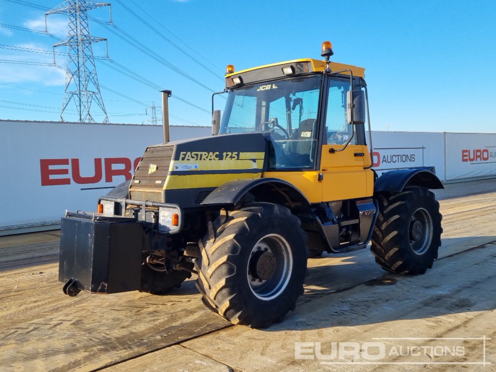 JCB FASTRAC HMV125 Tractors For Auction: Leeds – 23rd, 24th, 25th, 26th October @ 08:00am